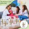 33PCS Baby Shower Game Prizes 4 Set Winners Guest Gifts Bamboo Cheese Board Set Butter Spreaders Fork Spoon Towel Thank You Card and Gift Bags